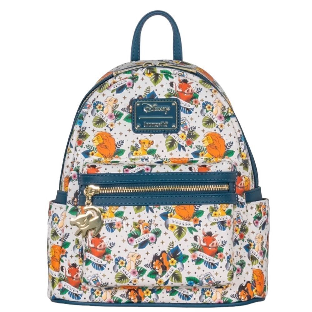 The Lion King tattoo Disney Loungefly Backpack New with Tags